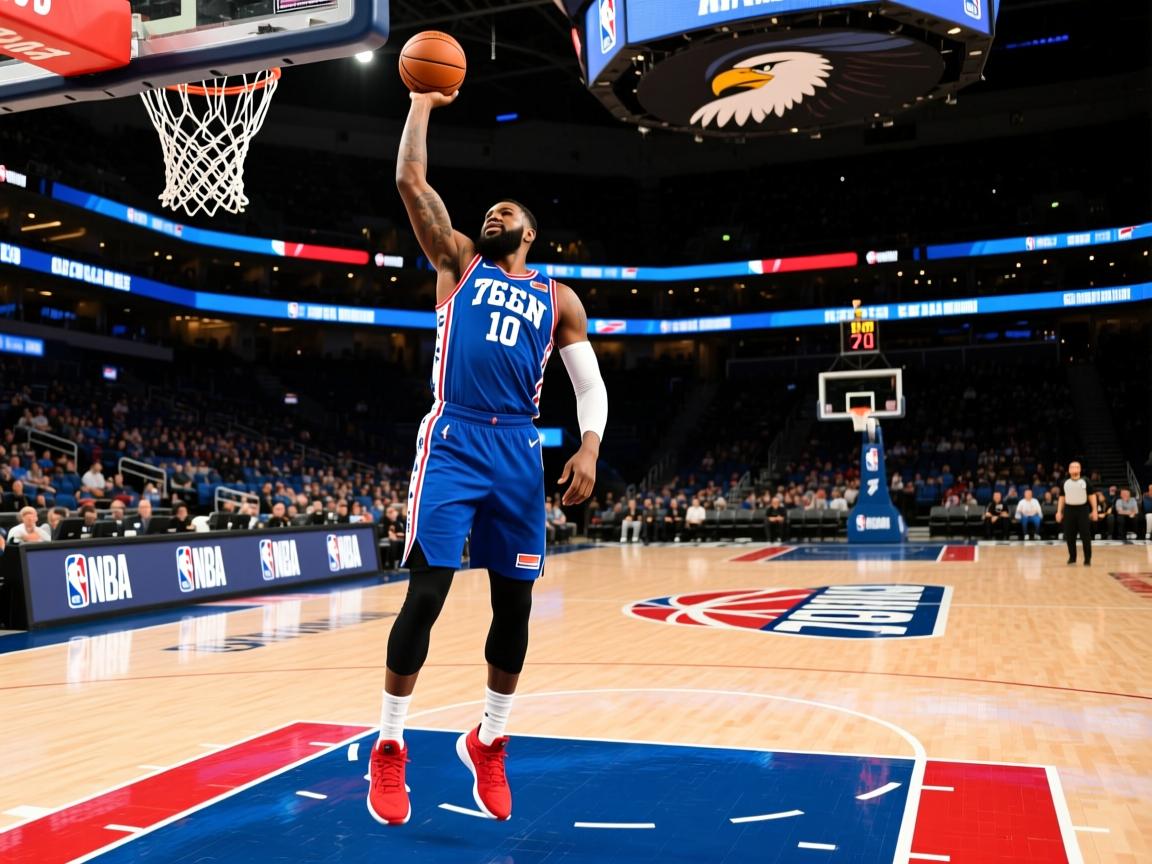 76人轻取老鹰,恩比德狂砍30分 第3张