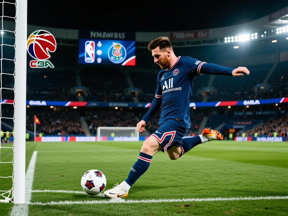 梅西任意球制胜！大巴黎波尔图爆冷翻车！欧洲球